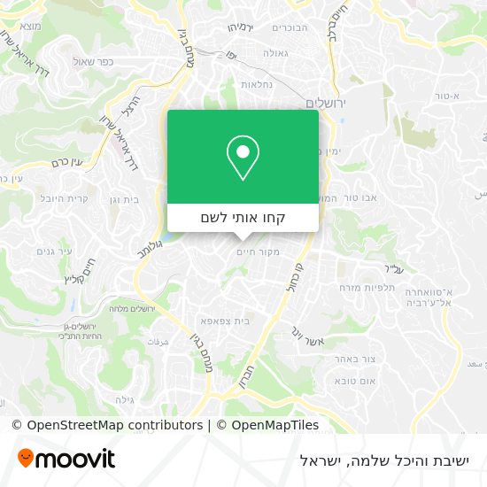 מפת ישיבת והיכל שלמה