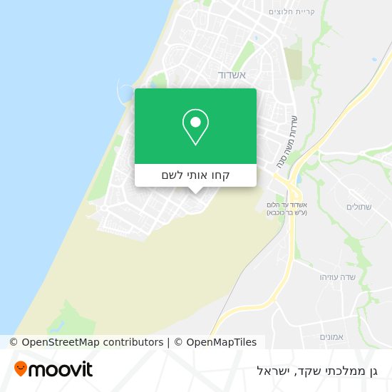 מפת גן ממלכתי שקד