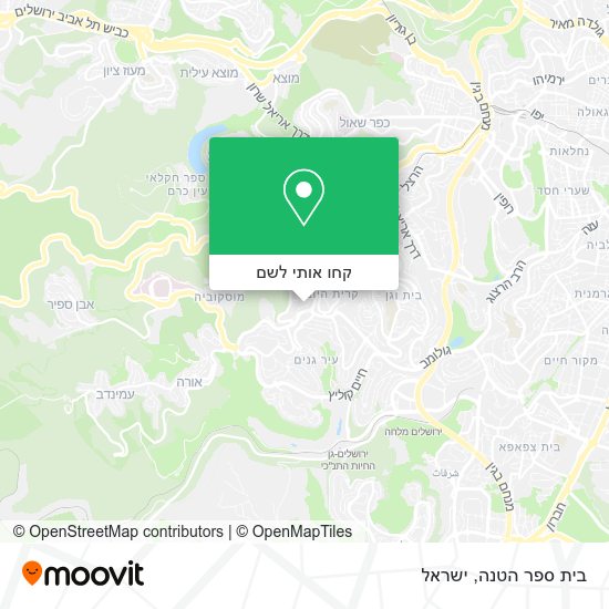 מפת בית ספר הטנה