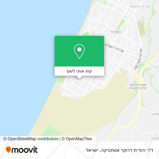 מפת ד'ר יהודית דרוקר אסתטיקה