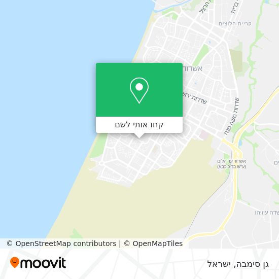 מפת גן סימבה