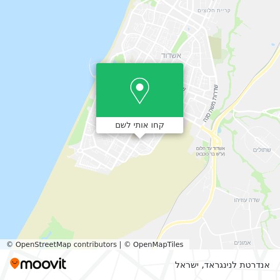 מפת אנדרטת לנינגראד