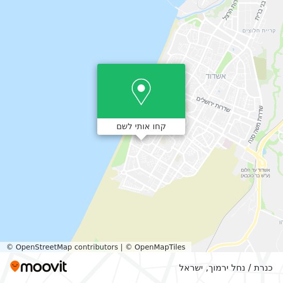 מפת כנרת / נחל ירמוך