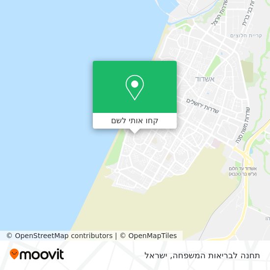 מפת תחנה לבריאות המשפחה