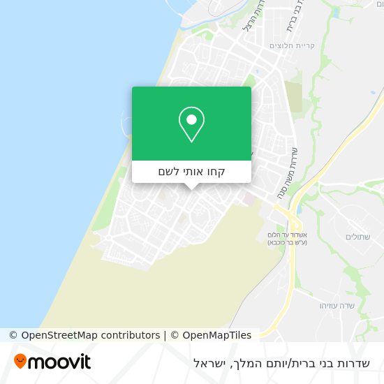 מפת שדרות בני ברית/יותם המלך