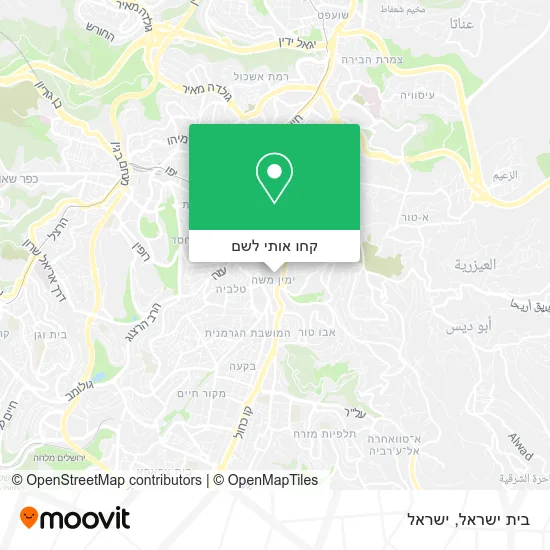 מפת בית ישראל