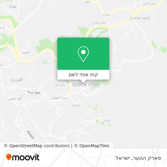 מפת פארק הנוער