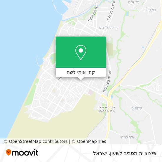 מפת פיצוציית מסביב לשעון