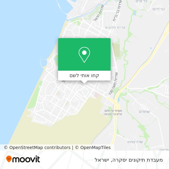 מפת מעבדת תיקונים יסקרה