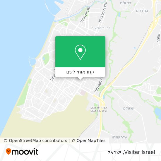 מפת Visiter Israel