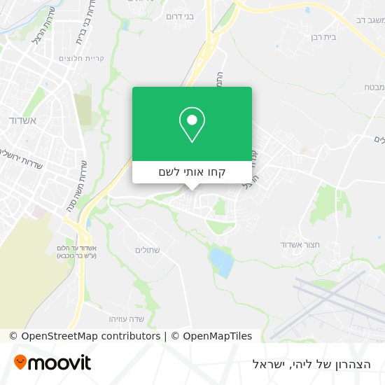 מפת הצהרון של ליהי