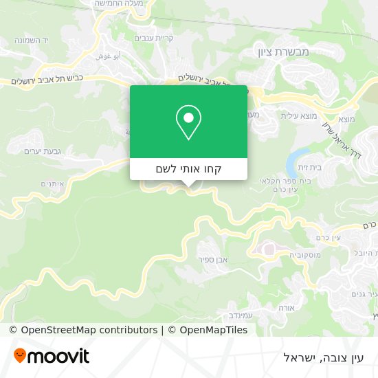 מפת עין צובה