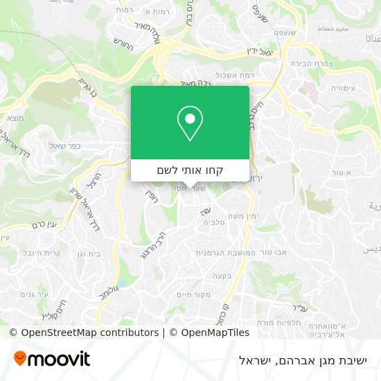 מפת ישיבת מגן אברהם