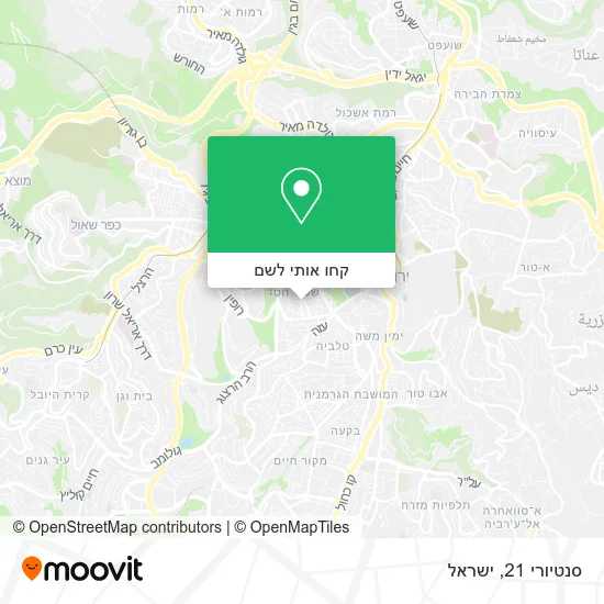 מפת סנטיורי 21
