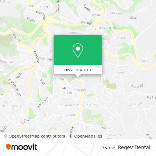 מפת Regev Dental