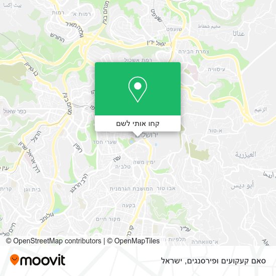 מפת סאם קעקועים ופירסנגים