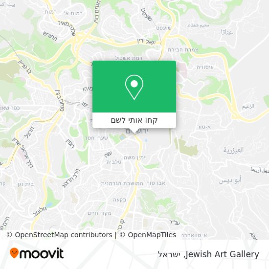 מפת Jewish Art Gallery