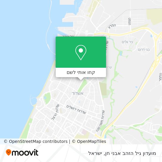 מפת מועדון גיל הזהב אבני חן