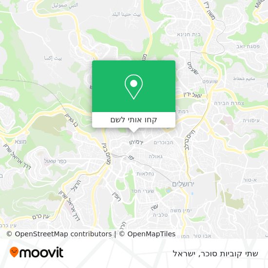 מפת שתי קוביות סוכר
