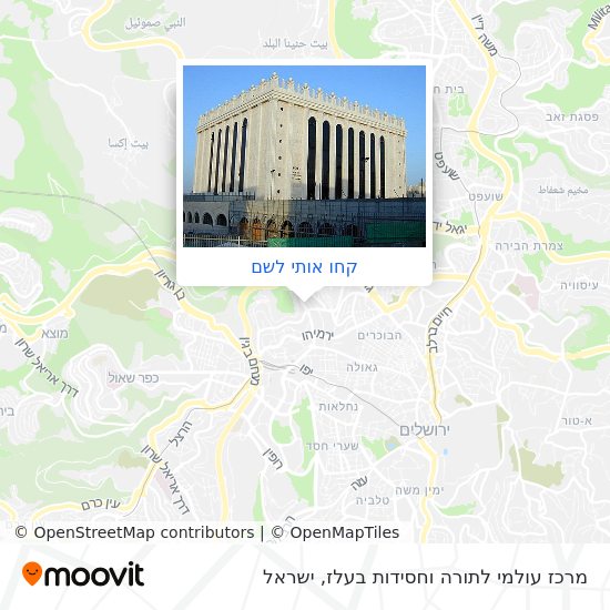 מפת מרכז עולמי לתורה וחסידות בעלז
