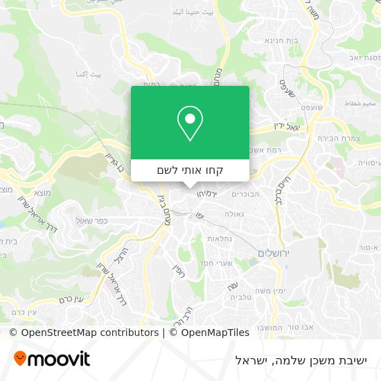 מפת ישיבת משכן שלמה