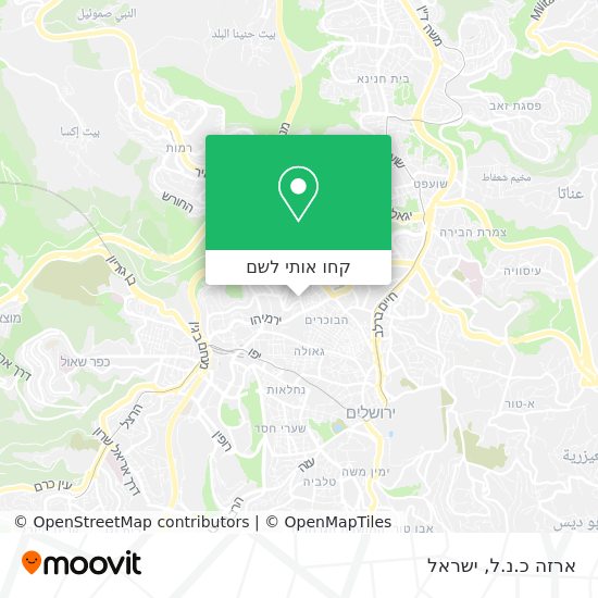מפת ארזה כ.נ.ל