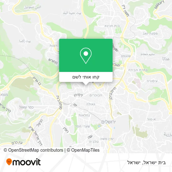מפת בית ישראל