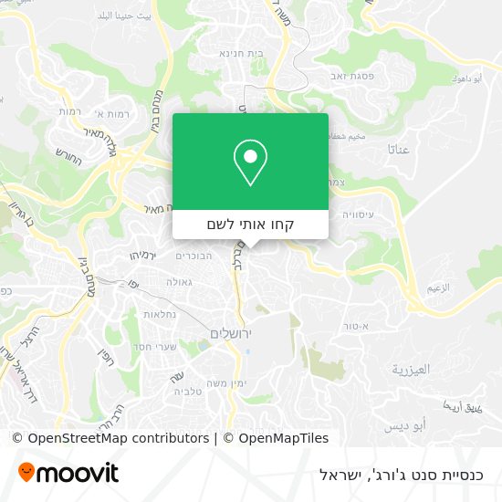 מפת כנסיית סנט ג'ורג'