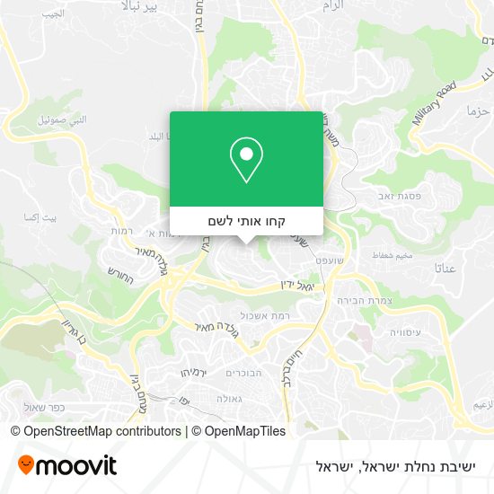 מפת ישיבת נחלת ישראל