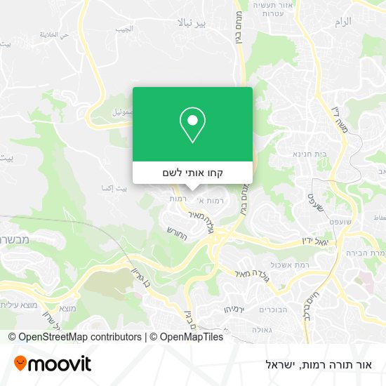 מפת אור תורה רמות
