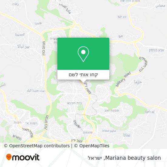 מפת Mariana beauty salon