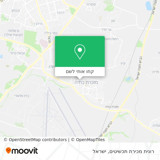 מפת רונית מכירת תכשיטים