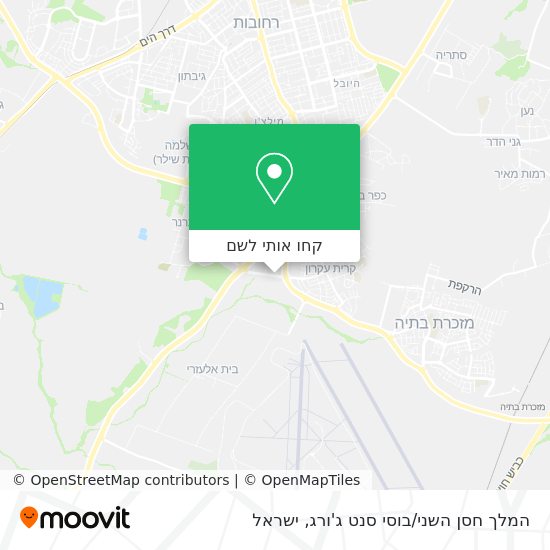 מפת המלך חסן השני/בוסי סנט ג'ורג