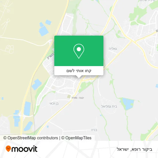 מפת ביקור רופא