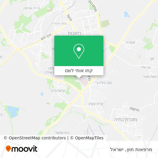 מפת מרפאות חוץ