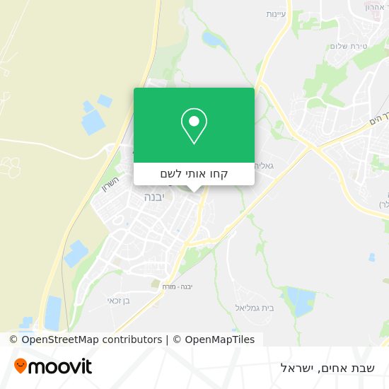 מפת שבת אחים