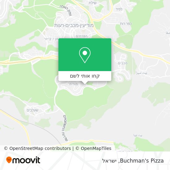 מפת Buchman's Pizza
