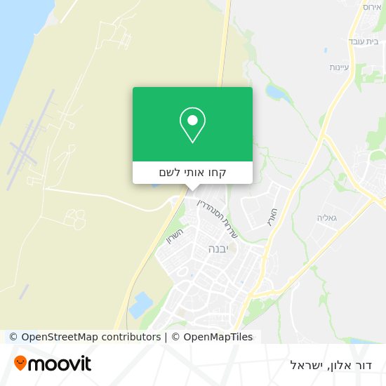 מפת דור אלון