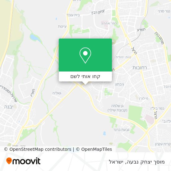 מפת מוסך יצחק נבעה