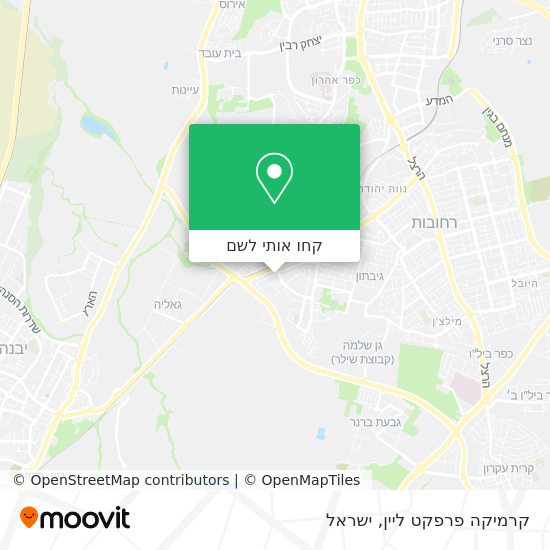 מפת קרמיקה פרפקט ליין