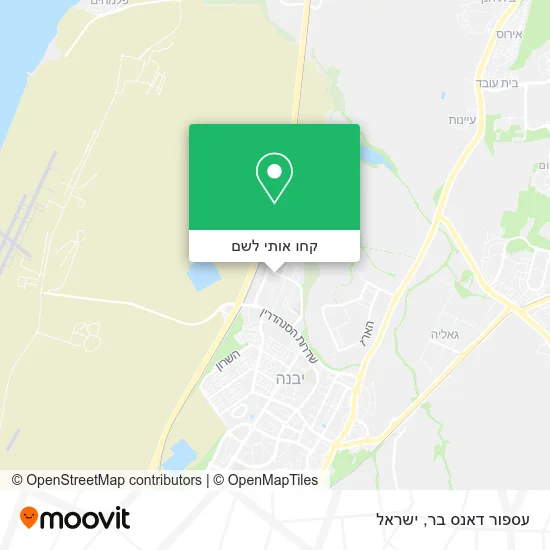 מפת עספור דאנס בר