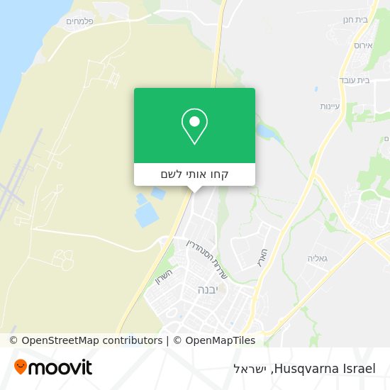 מפת Husqvarna Israel