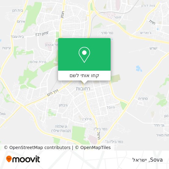 מפת Sova