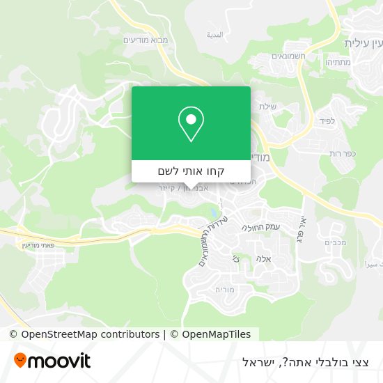 מפת צצי בולבלי אתה?