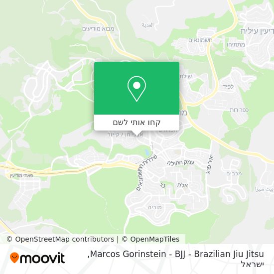 מפת Marcos Gorinstein - BJJ - Brazilian Jiu Jitsu