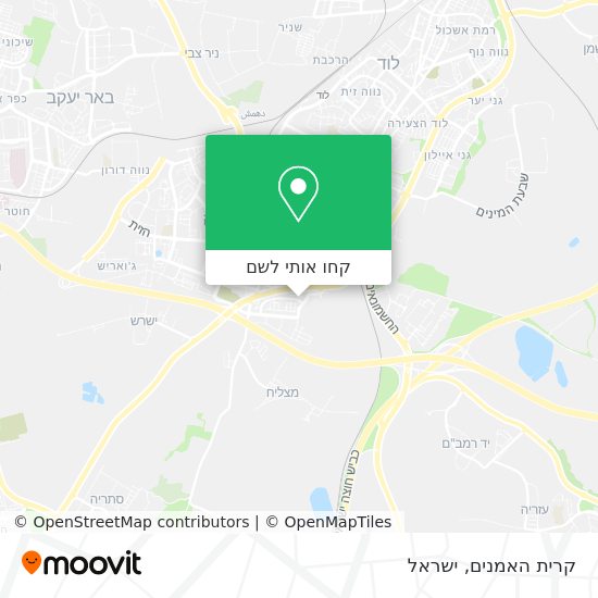 מפת קרית האמנים