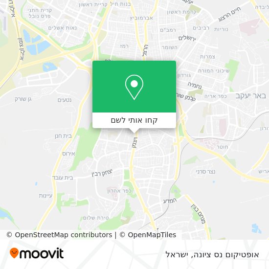 מפת אופטיקום נס ציונה
