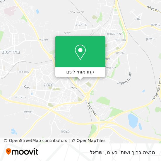 מפת מנשה ברוך ושות' בע מ