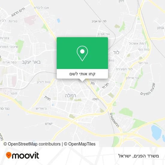 מפת משרד הפנים
