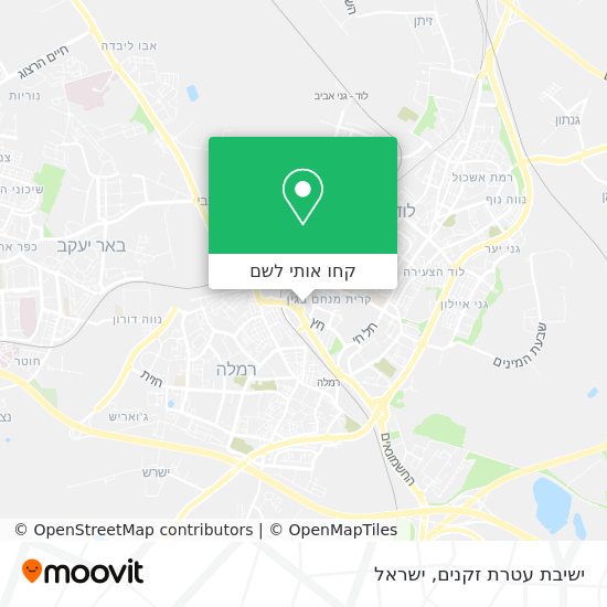 מפת ישיבת עטרת זקנים